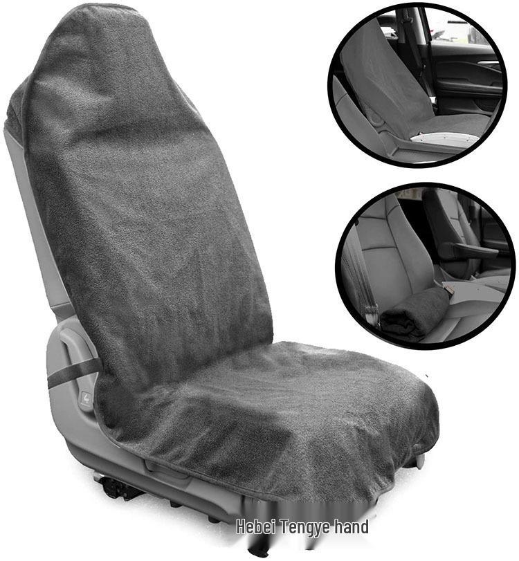Universal Waterproof Non-slip Car Seat Cover Cushion серый - однотонный