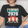 Men Women Camino de Santiago 2026 T Shirt Cotton Graphic Printed TShirt Clothing Outfits