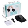 Electric Heating Ankle Guard 3 Levels Hot Compress Vibration Massage Cordless Foot Massager Ankle Joint Protection Heating Strap