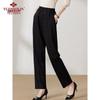 Yuzhaolin Women's Middle-Aged & Elderly Casual Straight-Leg Pants