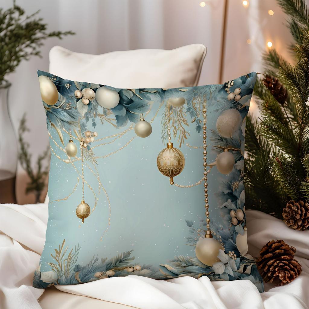 New Christmas Pillow Cover Premium Luxury Santa Home Sofa Cushion Cover Premium Durable Quality Useful Practical