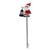Solar Santa Claus Kettle Lights Outdoor Garden Watering Can Light LED Hanging Solar Christmas Light for Festival Party Supplies