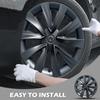 For Tesla Model 3 18 Inch 2018-2025 4PCS Car HubCap Replacement Performance Wheel Cover Cap Automobile Full Rim Cover Kits Part
