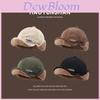 Sheep Lambswool Thick Warm Ear Flap Hat With Embroidery For Men Women