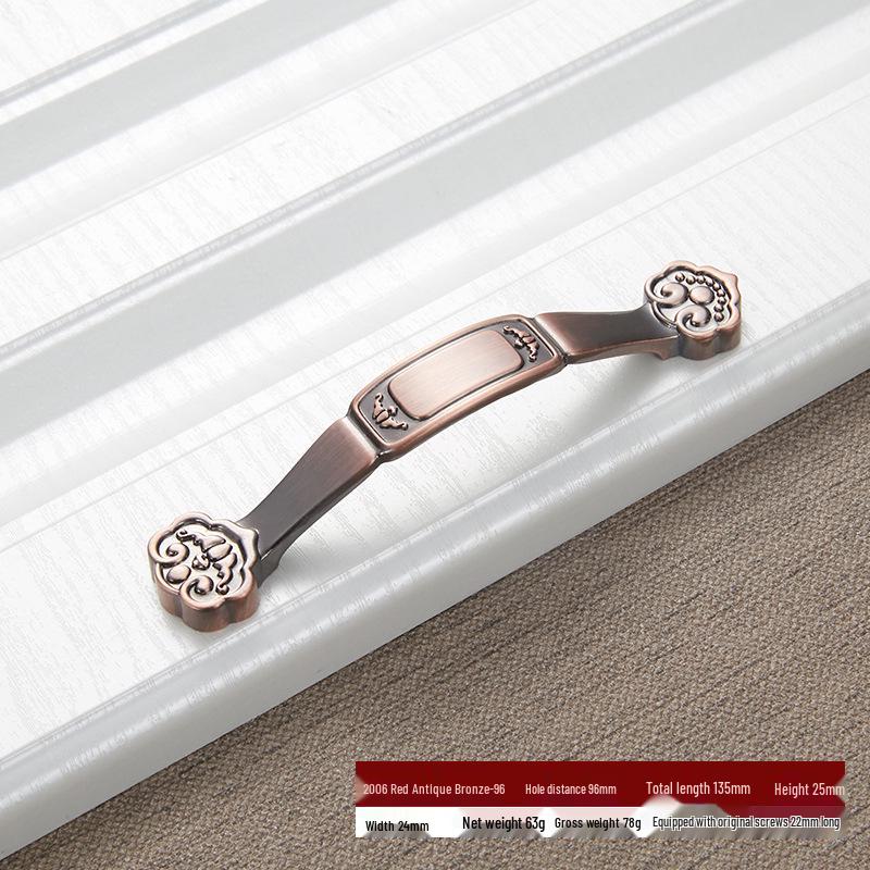 Antiker Bronze Europäische Zinklegierung Möbelgriff