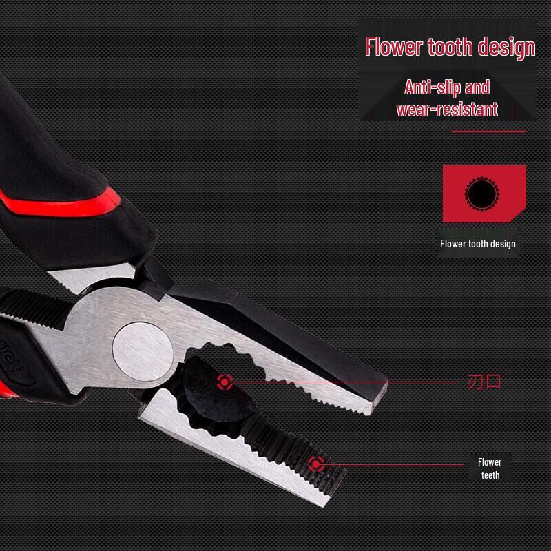 Deli 6-inch Chromium Vanadium Steel Pliers