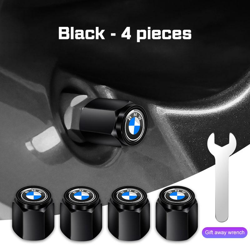 

4Pcs Car Wheel Tire Valve Caps Tyre Stem Cover Accessories For BMW 1 3 5 6 7 Series E70 E90 F15 F10 F30 F07 G30 X1X2 X3 X5 X6 X7