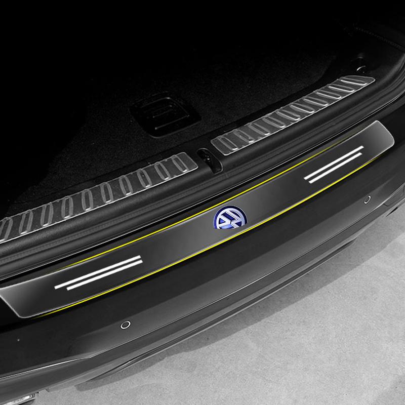 1ks Ochranná lišta nárazníku kufru auta Průhledná samolepka Pro Volkswagen Golf-6 7 4 5 POLO Passat B5 B6 B7