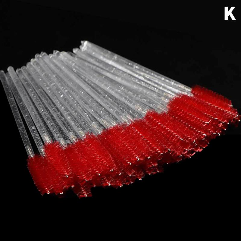 50 Pieces For Sale Eyelash Brushes Eyelashes Extension Tools Eyebrow Brush Mascara Wands Applicator Spoolers Eye Lash Cosmetic