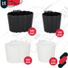 Balcony Flowerpot For Balustrade With Terrace Holder Anthracite 15 Cm 6 Pcs