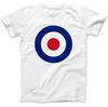 New RAF Roundel Mod Target T-shirt Cotton The Who Small Faces Gift Army