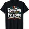 Das T-Shirt für Geschichtslehrer zur Schwarzen Geschichte: Freiheit des Wissens