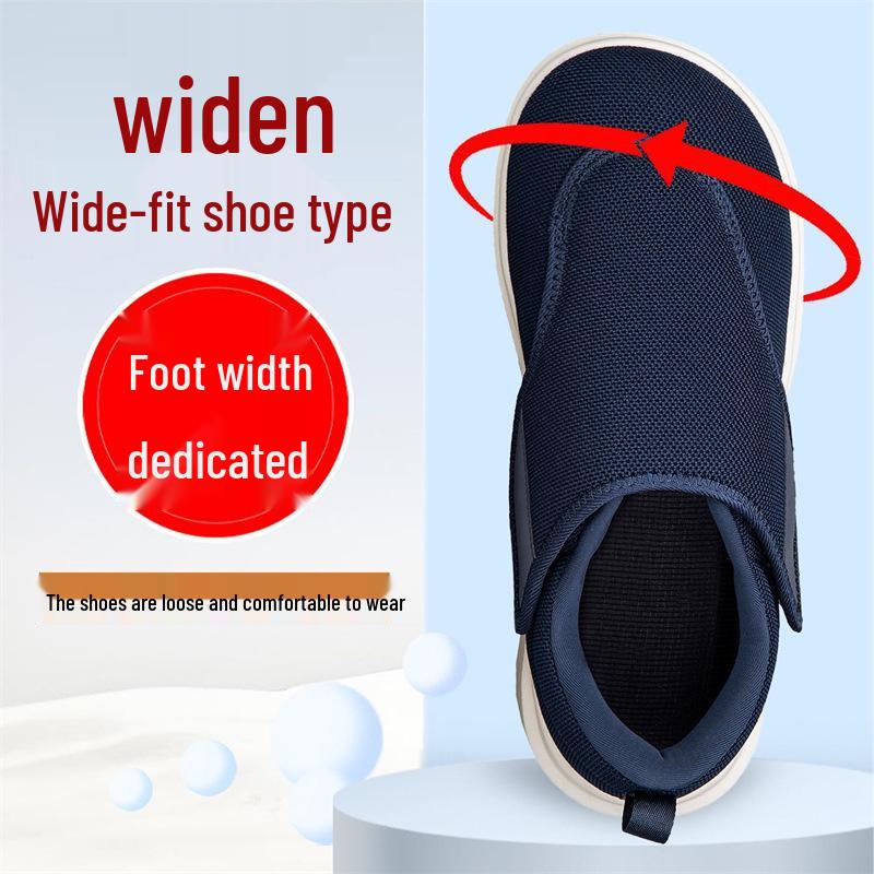 Rozšířené Pohodlné Unisex Chodící Boty pro Široká a Oteklá Chodidla - Velká Velikost