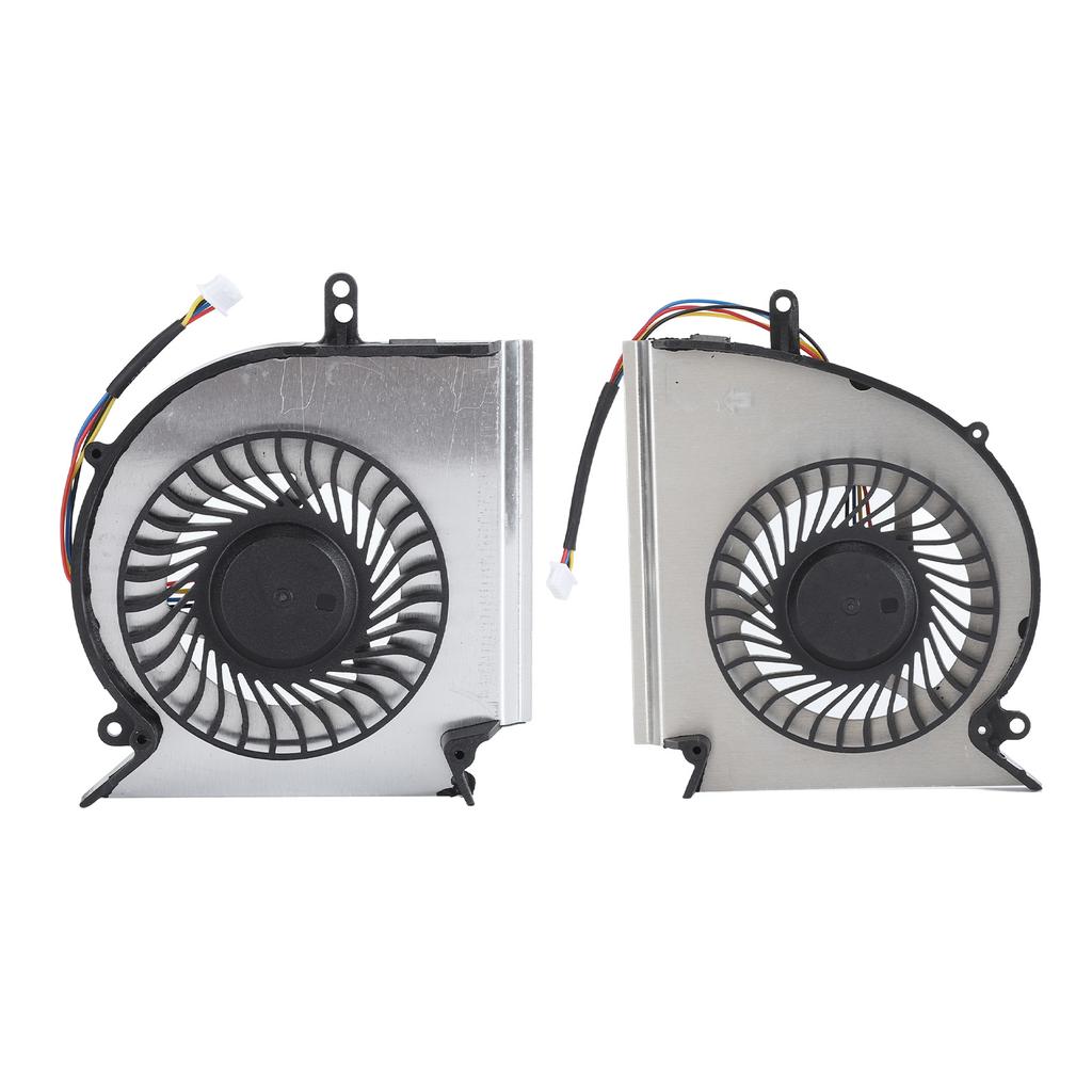 4 Pin Laptop Cooling Fan Replacement for MSI GE75 GP75 GL75 WE75 RAIDER MS 17E2 CPU GPU