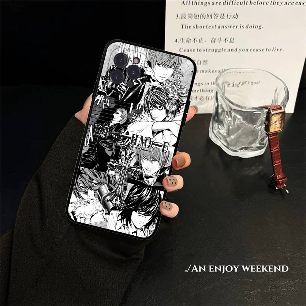 

D-Death NoteS Phone Case For IPhone 16 15 8 7 6 6S Plus X SE XR XS 14 11 12 13 Mini Pro Max Mobile Case iPhone 11 pro