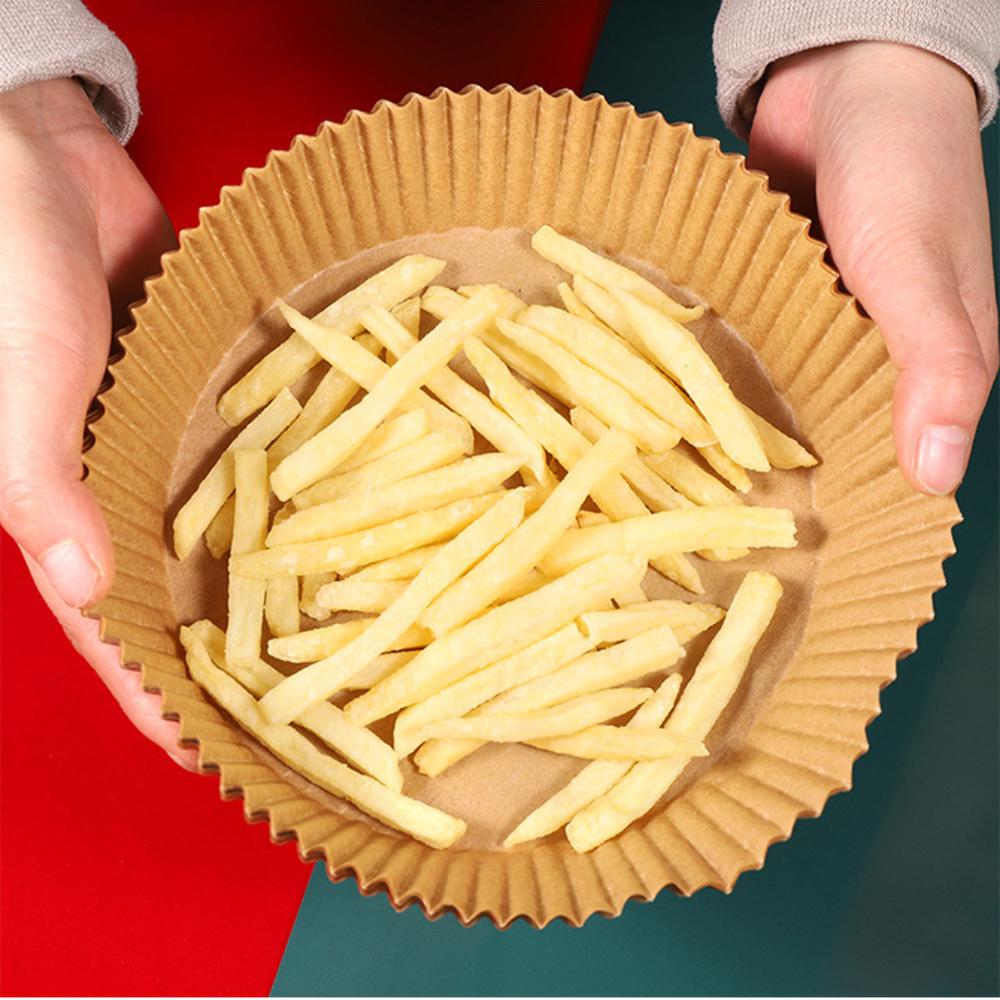 Air Fryer Disposable Paper  For Air Fryer Cheesecake Air Fryer Accessories Parchment Wood Pulp Steamer Baking Paper