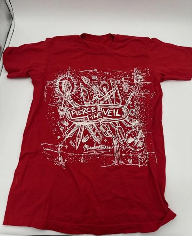 

Retro Pierce The Veil Band Album Cotton Red Full Size Unisex Tee Shirt J819 Unisex T-Shirt M