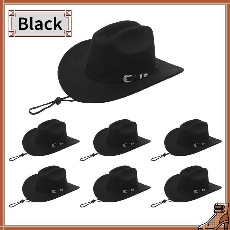 3-24PCS Cowboy Hats Wedding Western Cowboy Hats Party Bachelorette Cowgirls Hats with Shapeable Wide Brim for Party Guests Gifts