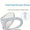5 Stück Toilettensitz-Stoßdämpfer-Pads Transparentes Weichgel Anti-Kollisions-Kissen