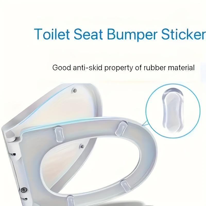 5 Stück Toilettensitz-Stoßdämpfer-Pads Transparentes Weichgel Anti-Kollisions-Kissen