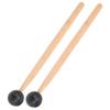 2 ks Éterické paličky Gumová kulatá hlava Dřevěná rukojeť Kladívko Bicí příslušenství
