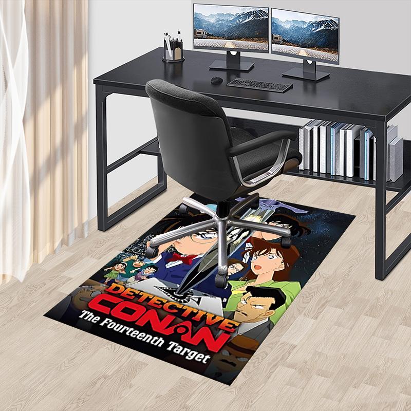 1pc Detective Conan Mystery Carpet for Playroom Bedroom Living Room Sofa Home Decor,kids Game Area Rug Non-slip Floor Mat Y72322