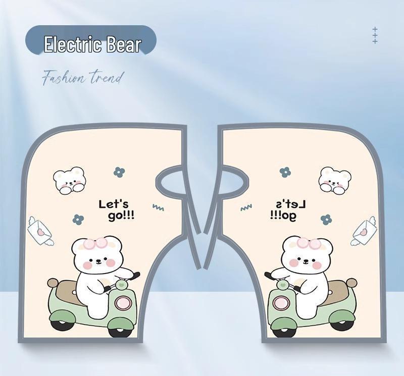 Letní elektrické auto a motocykl řídítka sluneční clona rukavice - Vodotěsné a větruodolné