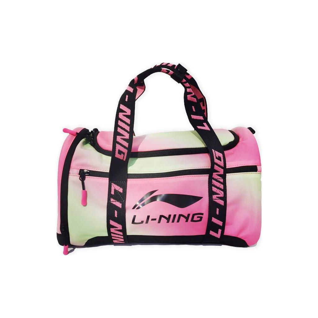 Li Ning Kids Sports Leisure Large Capacity Zipper Tote Bag Kids Bags Gradient-Pink YBDS027-2 Gradient Pink