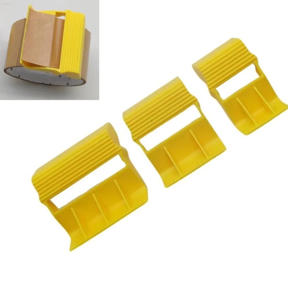 3pcs Set Multiple Widths Tape Dispenser Plastic Adhesive Tape Holder Small Tape Cap  Craftsman Tool