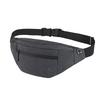 Reflective Waist Bag with Headphone Jack Zipper Closure Pockets Design Multi-purpose Style Belt Bag Running Accessory