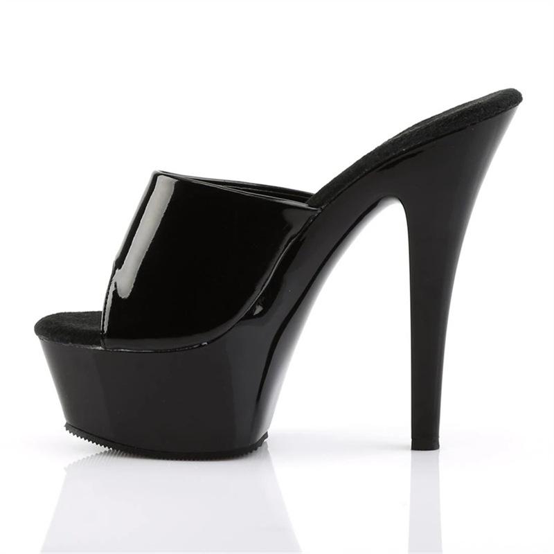 Fashion High-heeled Cool Slippers Women's Summer Wear Non-slip Stiletto High Heels Women's New Sandals