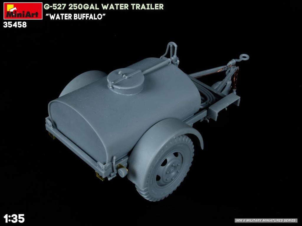 MiniArt 250 Gallon Water Trailer Plastic Model Kit MA35458 1/35 G-527 "Water Buffalo"