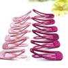 4Pcs/Set Korean Fashion Kids Accessories Glittering Solid Hairpins Girls Birthday Gift Princess Style Lovely Headwear Hair Clips