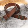Medieval Waistband Vintage Cosplay Viking Studded Belt for Men Cosplay Supplies PU Waistband for Photoshoots and Stage