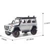 1:22 Alloy SUV Car Model Diecasts & Toy Metal Off-road Vehicles Model Doors Opened Sound and Light Collection Kid‘s Gift