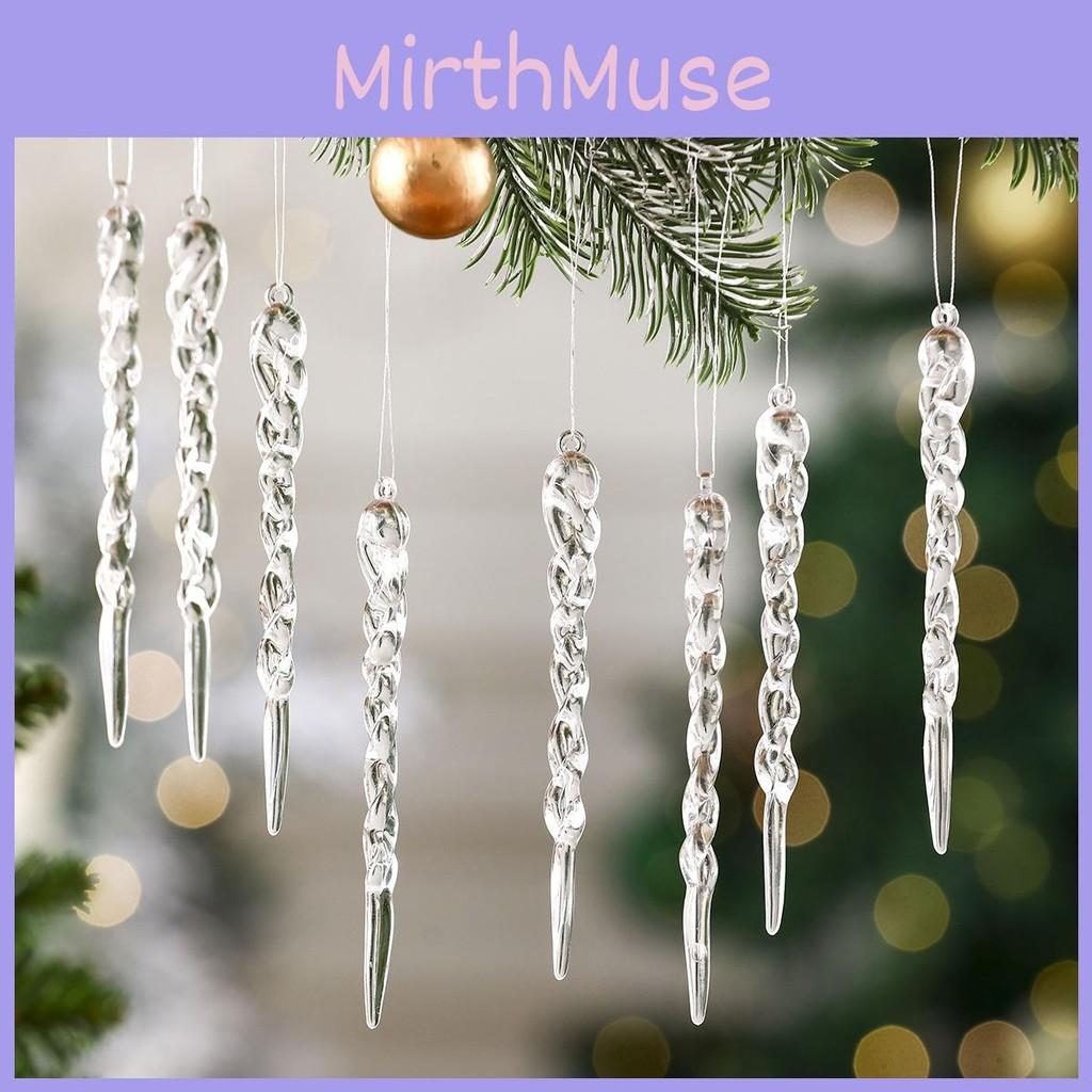 Tree Christmas Decor Snowflake Hangings Ornaments Set Ice Pendant Sculpture