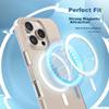 Magnetic Phone Case for IPhone 16 Pro, MagSafe Compatible Protective Cover, Ultra-Thin Shockproof Case with Transparent Desig