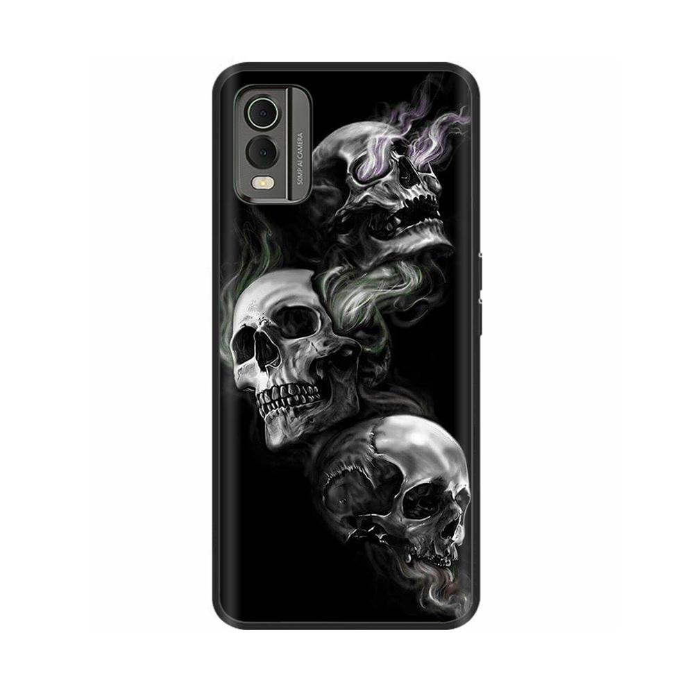 

Чохол для телефону Nokia C32 Case 2023 ТПУ Розфарбований М який силікон Чорний бампер Coque для Nokia C32 C 32 4G NokiaC32 Чохли Ударостійкий Nokia C32