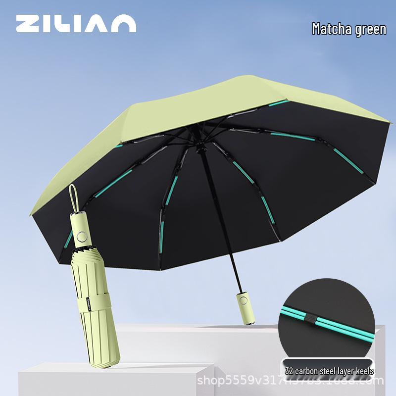 Women's UV-Protection Sun and Rain Mini Umbrella – Lightweight, Compact, Dual-Use Five-Fold Design