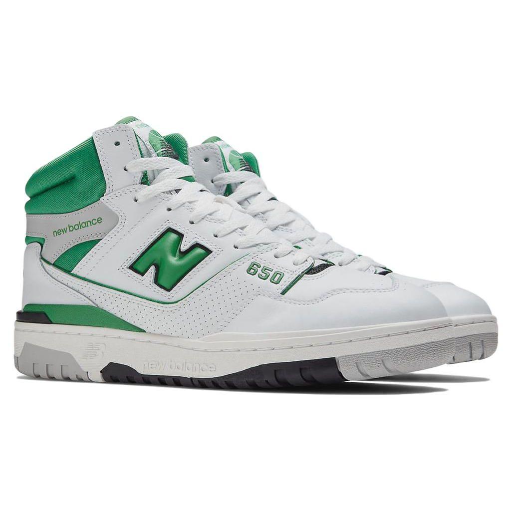 New Balance 650R White Green Unisex Sneakers BB650RWG
