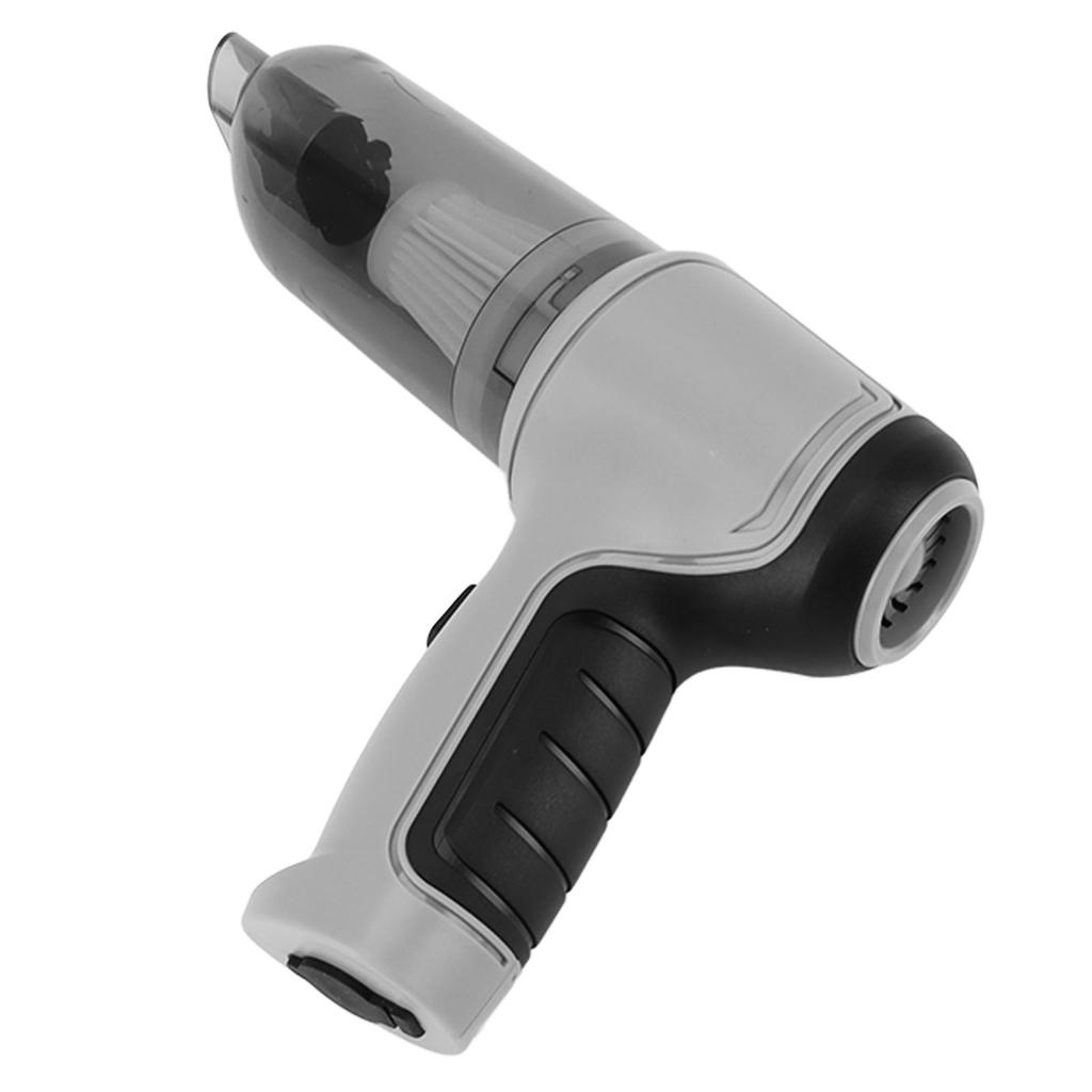 Grey Cordless Car Vacuum Cleaner Handheld Powerful Home Vacuum Cleaner Dual Purpose Cordless