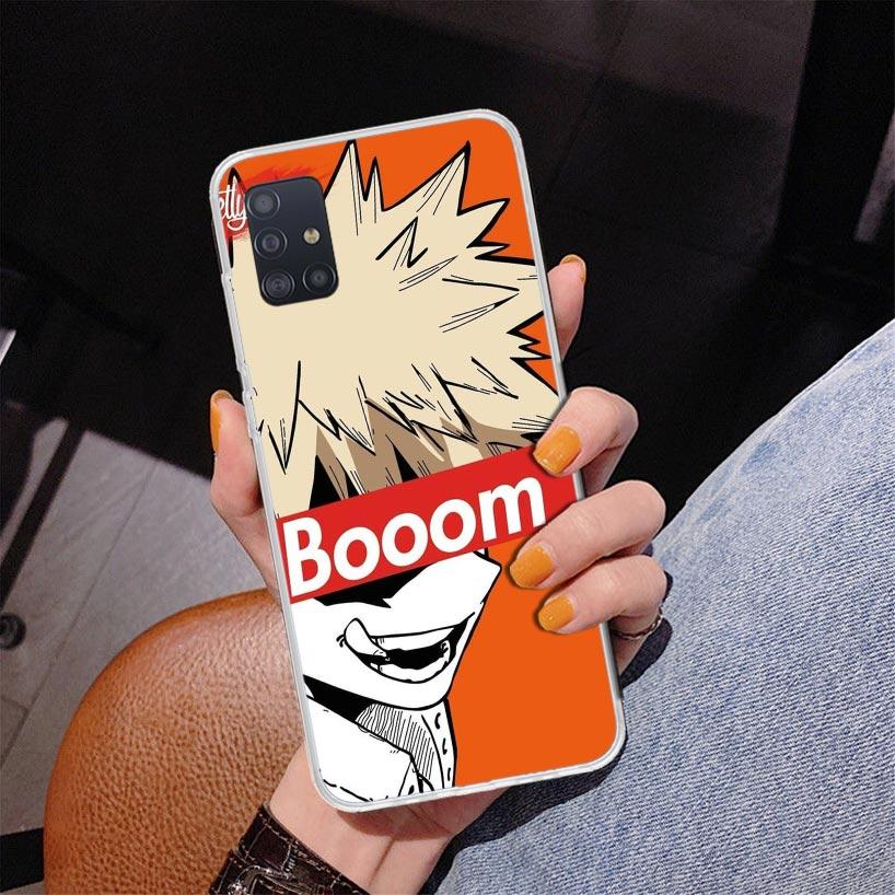 My Hero Bakugou Katsuki Phone Case For Samsung Galaxy A52 A32 A22 A12 A51 A31 A50S A30S A20S A10S Note 20 Ultra 10 Plus S10 A72