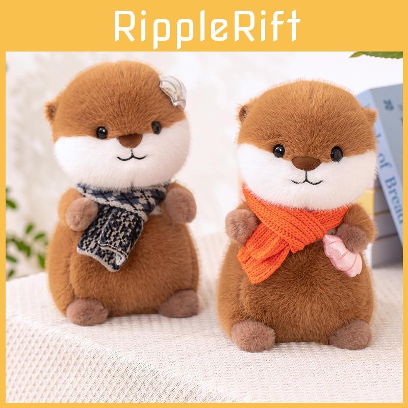 Plush Otter Cute Toy Animal Stuffed Doll Sleep Companion Kids Birthday Gift