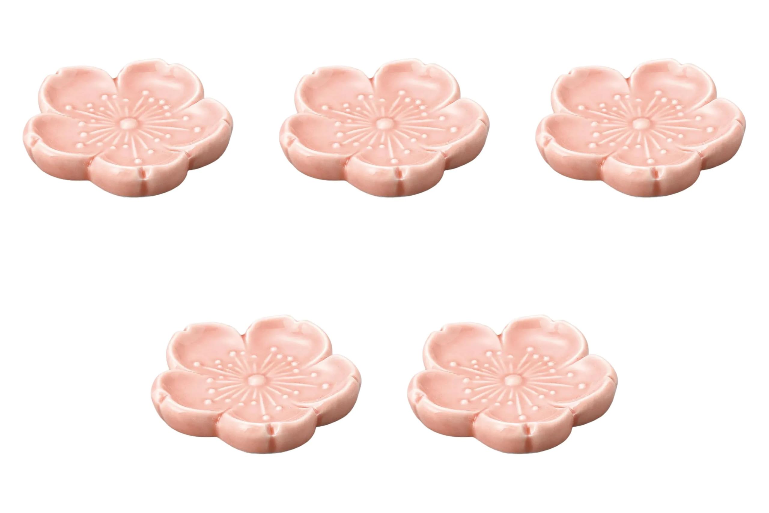 

Набор из 5 подставок для палочек Сакура x Набор палочек Армированный Сетомонохонпо [4.3 0.8 см] Подставки, Фарфор,