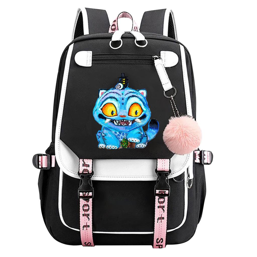 Backpack, Back To School, Cartoon Cute Travel Backpack Print Peripheral Double-shoulder Backpack For Teenagers, Students, Boys And Girls