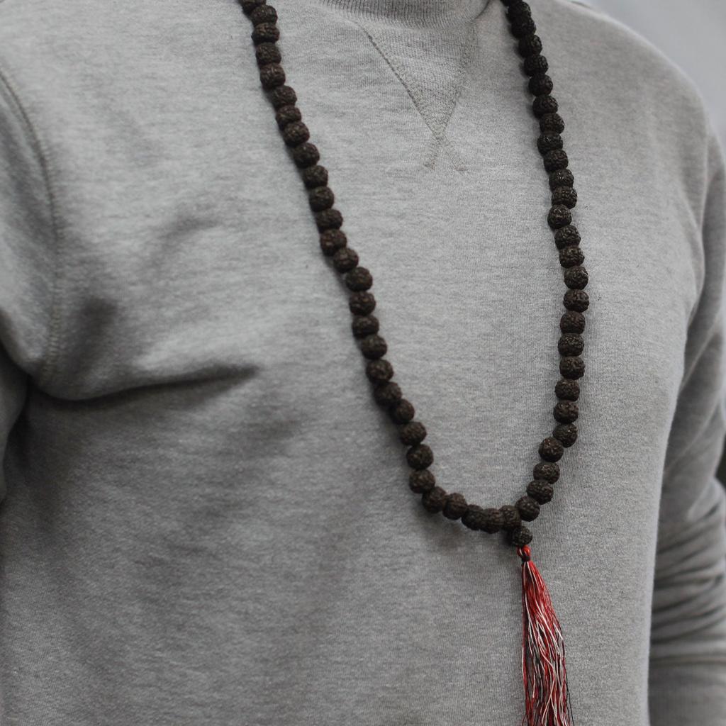 Rudraksha Japa Mala 108 Beads Dark