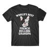 World's Best French Bulldog Grandpa Dog Graphic T-Shirt