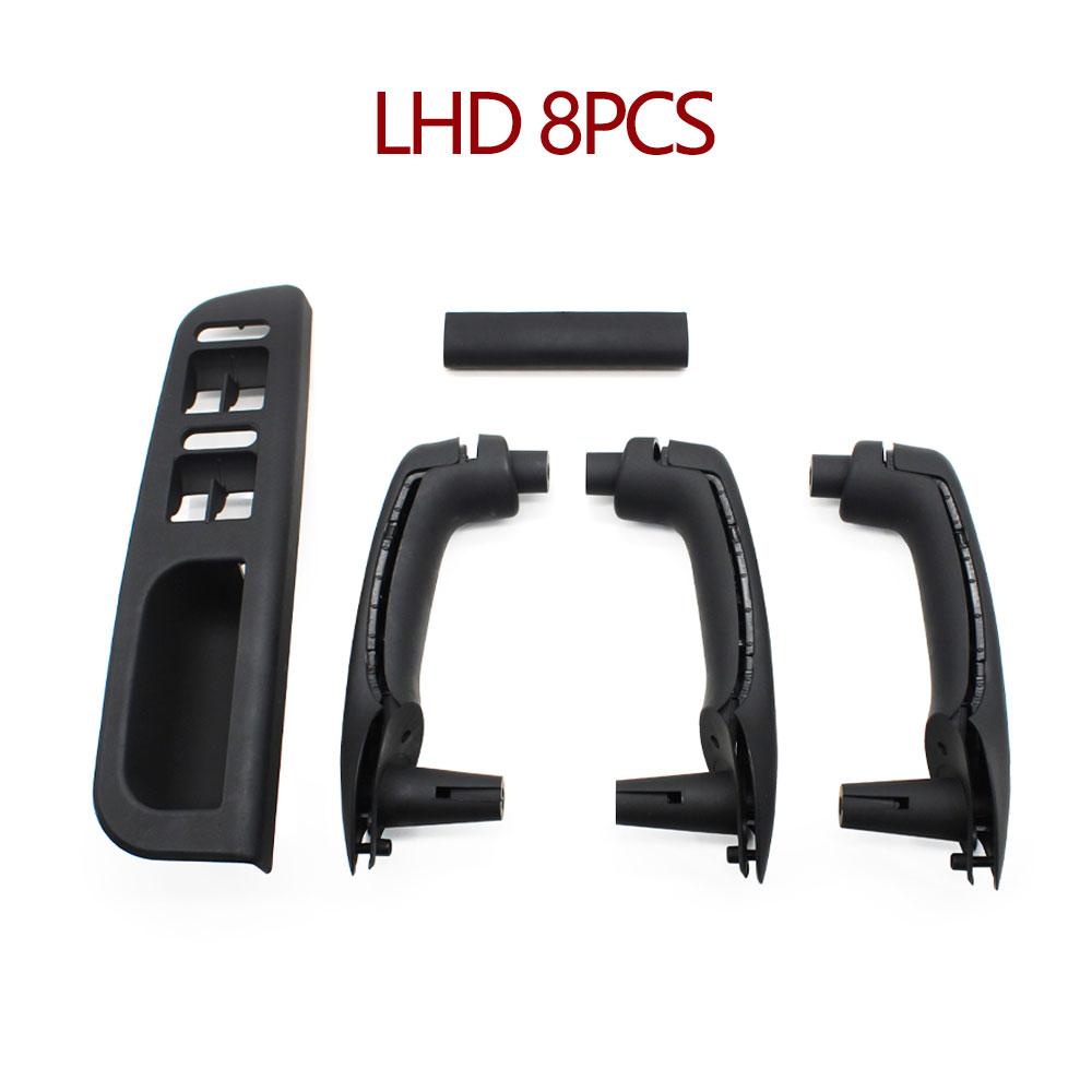 Car Front Rear Left Right Door Black Pull Grab Handle Cover Panel Trim For Volkswagen VW Bora Golf 4 MK4 Jetta 1999-2004