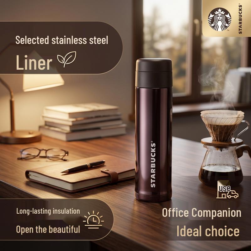 Starbucks Charm 490ml Insulated Coffee Cup with Tea Filter