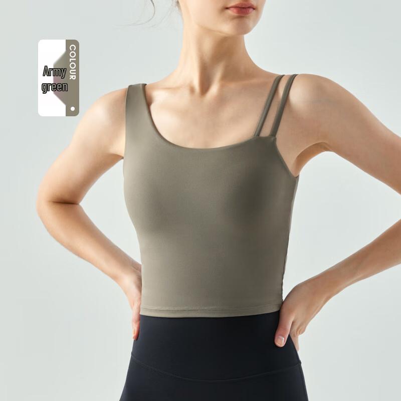 OEING Women's Slim-Fit Yoga Tank Top